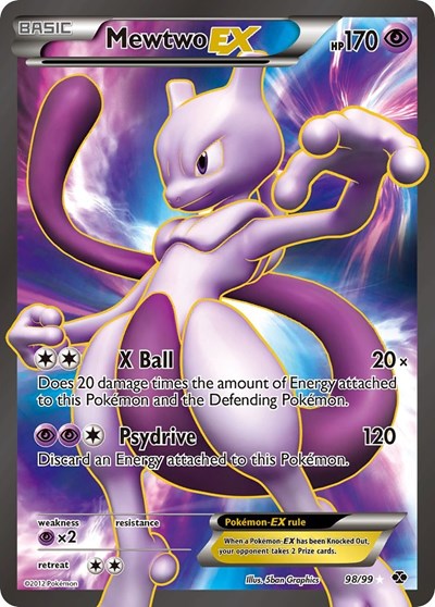 Mewtwo EX (98 Full Art) (FA)