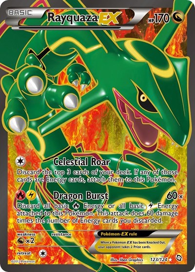 Rayquaza EX (123 Full Art) (FA)