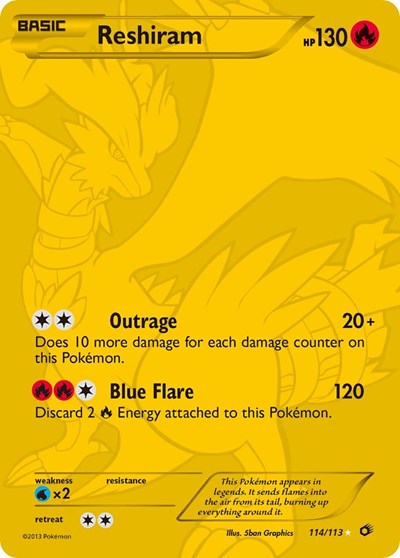 Reshiram (114 Full Art Secret Rare) (FA)