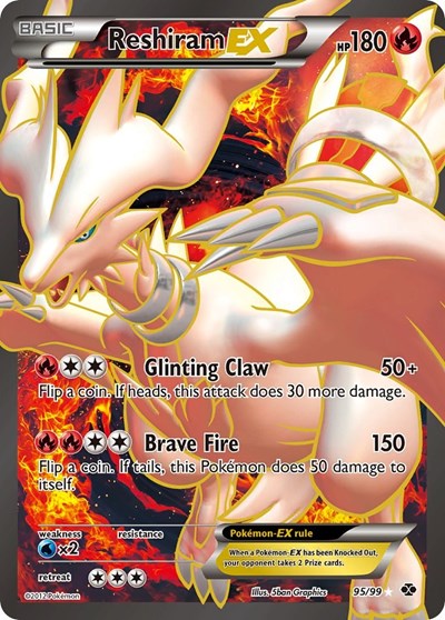Reshiram EX (95 Full Art) (FA)
