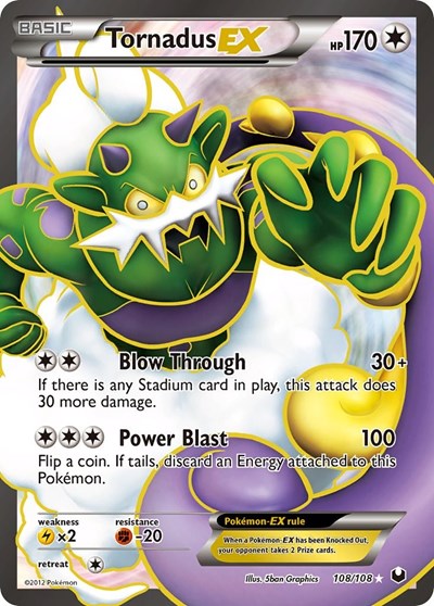 Tornadus EX (108 Full Art) (FA)