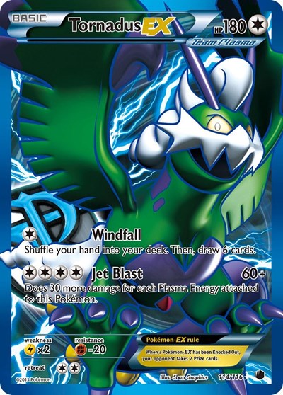Tornadus EX (Team Plasma) (114 Full Art) (FA)