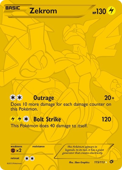 Zekrom (115 Full Art Secret Rare) (FA)