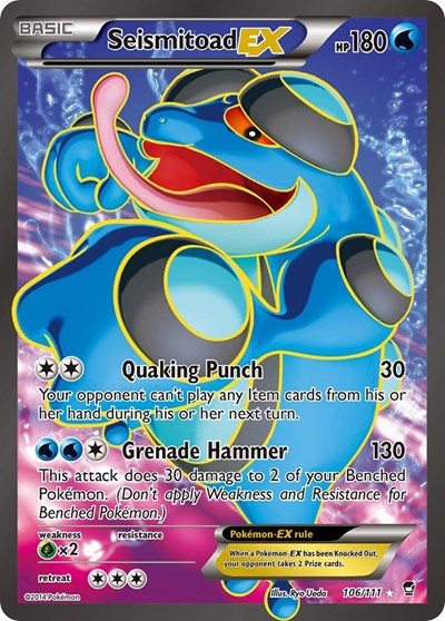 Seismitoad EX (106 Full Art) (FA)