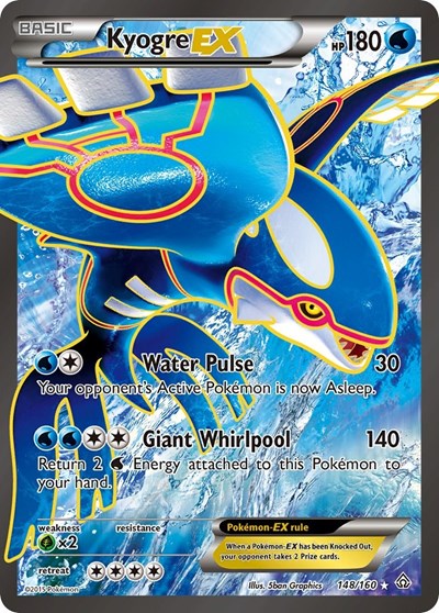Kyogre EX (148 Full Art) (FA)