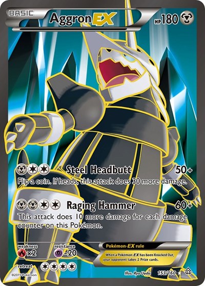 Aggron EX (153 Full Art) (FA)