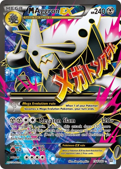 M Aggron EX (154 Full Art) (FA)
