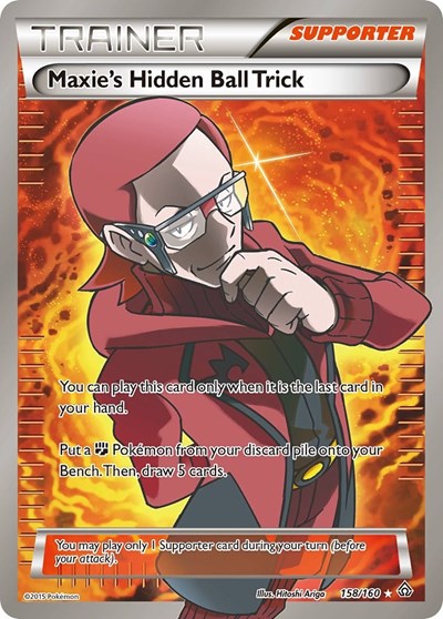 Maxie's Hidden Ball Trick (158 Full Art) (FA)
