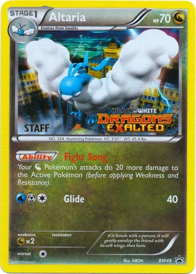 Altaria - BW48 (Prerelease) [Staff]
