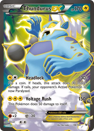 Thundurus EX (98 Full Art) (FA)